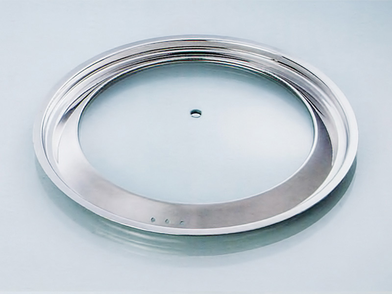 DIECAST STAINLESS STEEL TEMPERED GLASS LID
