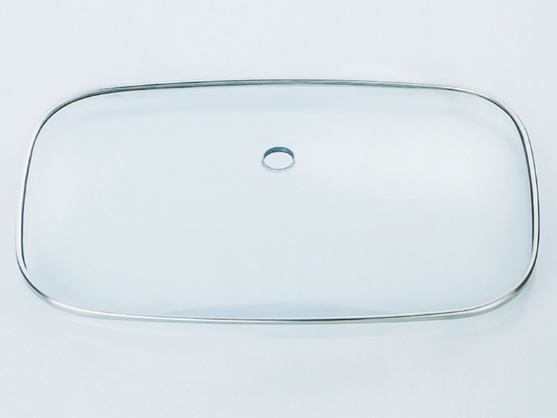 RECTANGLE C RING TEMPERED GLASS LID
