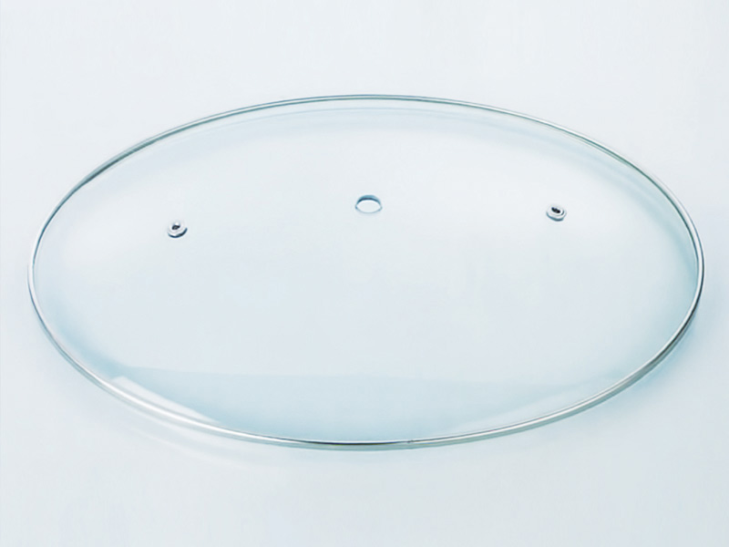OVAL C RING TEMPERED GLASS LID